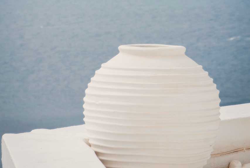 ceramic pot seaside